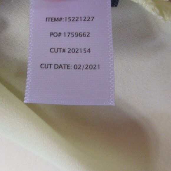 TORRID Peplum Georgette Button/Tie Front Top Plus Sz 2 (2X 18-20) Sunny Lime NWT - Picture 8 of 10